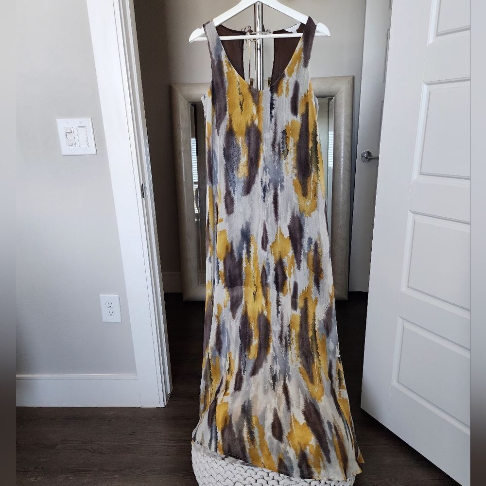 Elegant Multicolor Maxi Dress